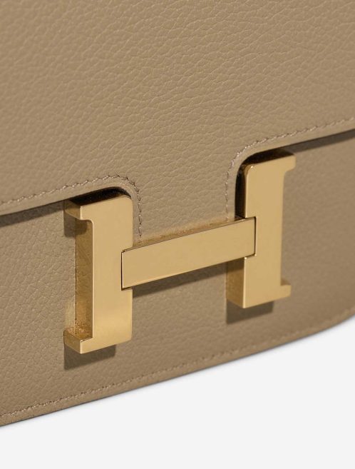 Hermès Constance Slim Wallet Evercolor Beige Marfa Closing System | Verkaufen Sie Ihre Designer-Tasche