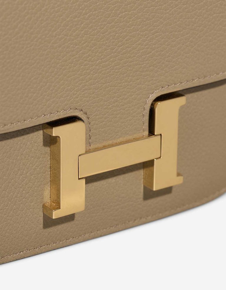 Hermès Constance Slim Wallet Evercolor Beige Marfa Front | Sell your designer bag