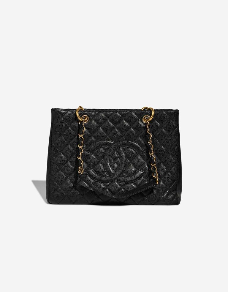 Chanel Shopping Tote GST Caviar Noir Front | Sell your designer bag