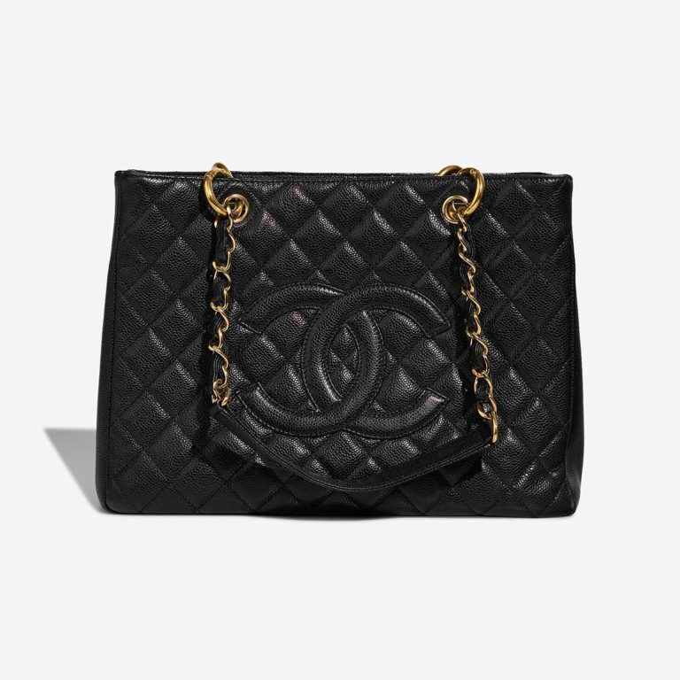 Chanel Shopping Tote GST Caviar Noir Front | Sell your designer bag