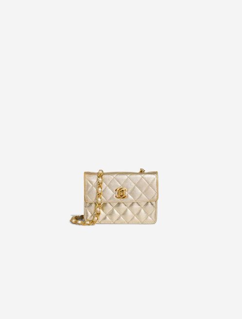 Chanel Timeless Extra Mini Lamb Gold Front | Sell your designer bag