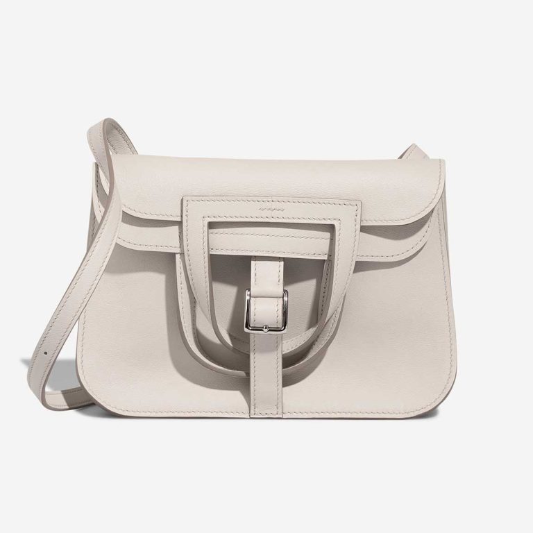 Hermès Halzan Mini Swift Béton Front | Vendre votre sac de créateur