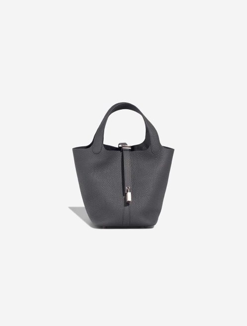 Hermès Picotin 18 Clémence Gris Misty Front | Verkaufen Sie Ihre Designertasche