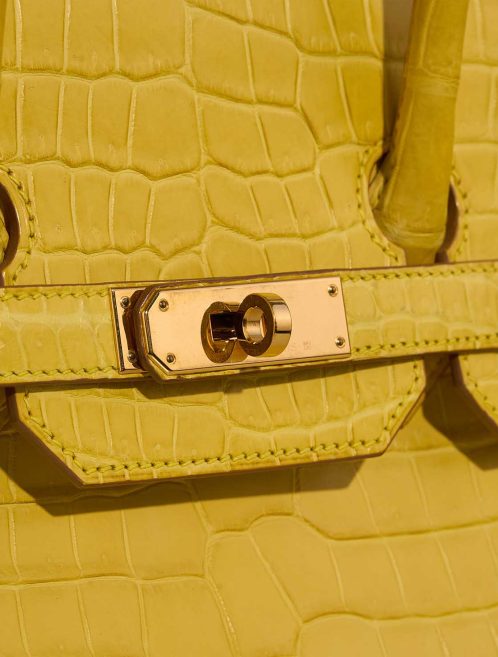 Hermès Birkin 35 Porosus Crocodile Mimosa Closing System | Verkaufen Sie Ihre Designer-Tasche