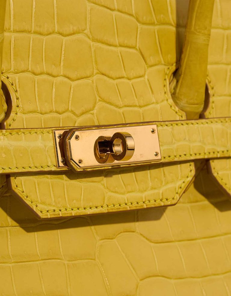 Hermès Birkin 35 Porosus Crocodile Mimosa Front | Sell your designer bag