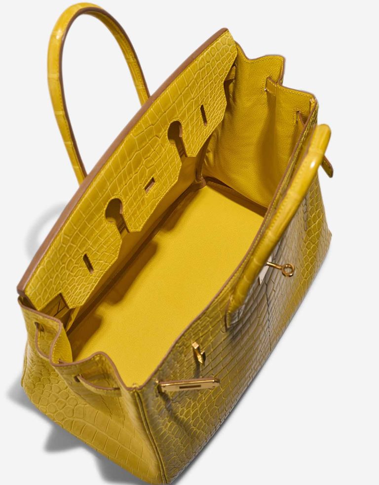 Hermès Birkin 35 Porosus Crocodile Mimosa Inside | Sell your designer bag