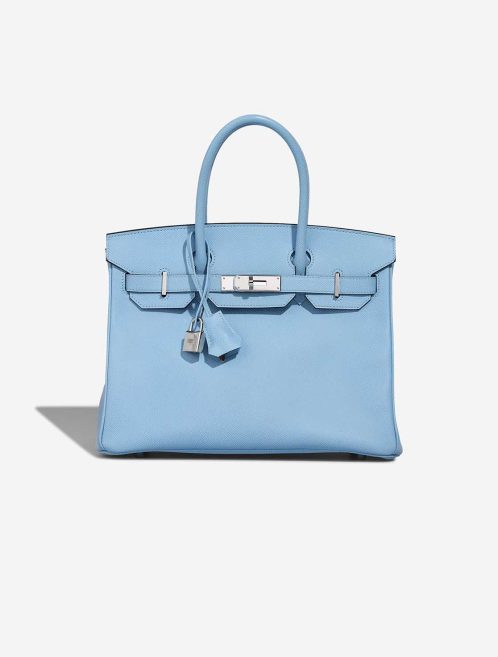 Hermès Birkin 30 Epsom Bleu Céleste Front | Verkaufen Sie Ihre Designertasche