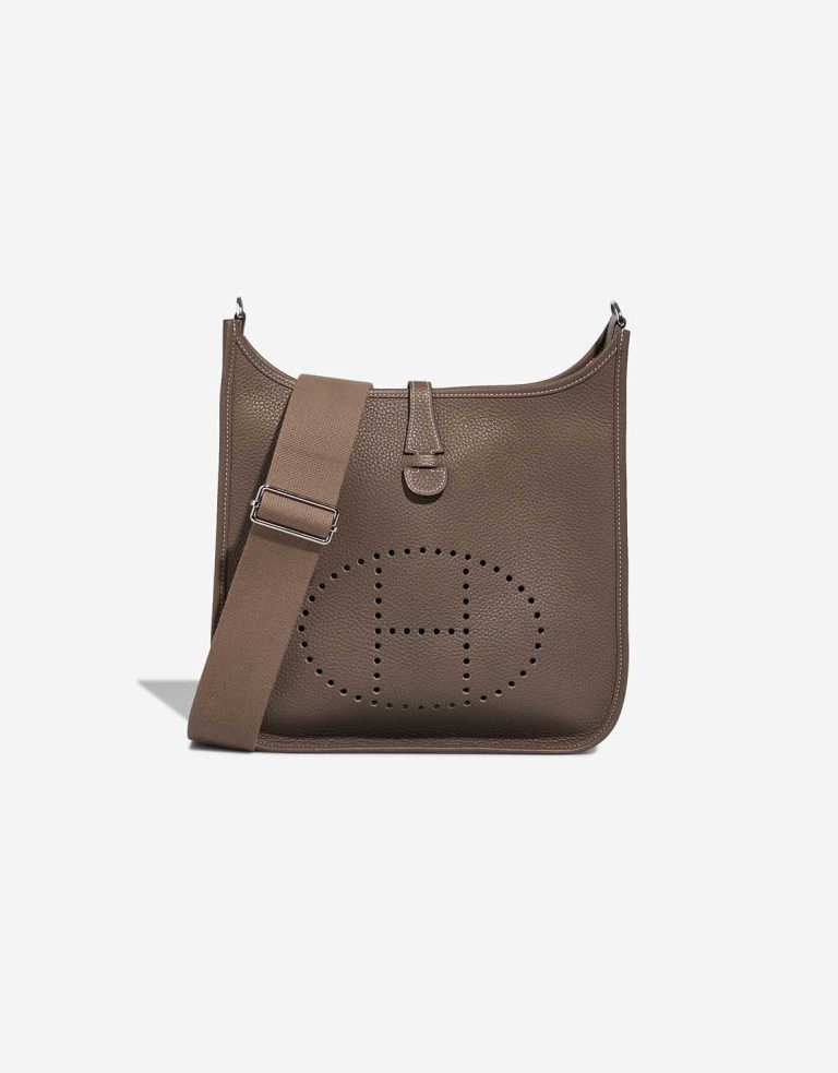 Hermès Evelyne 29 Taurillon Clémence Étoupe Front | Sell your designer bag