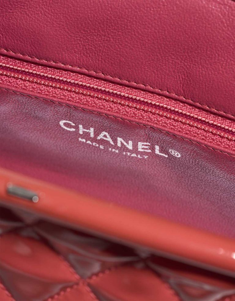 Chanel Clutch Patent Pink Logo | Sell your designer bag