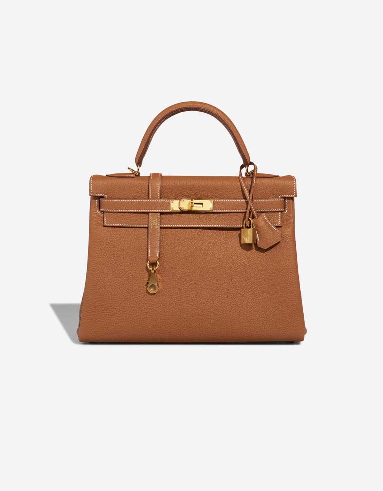 Hermès Kelly 32 Togo Gold Front | Sell your designer bag