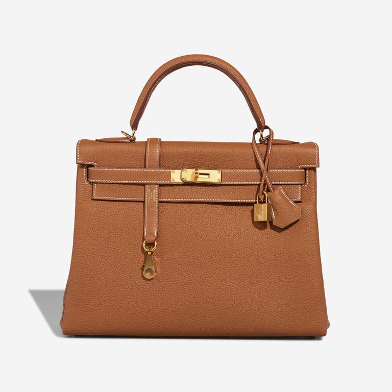 Hermès Kelly 32 Togo Gold Front | Sell your designer bag