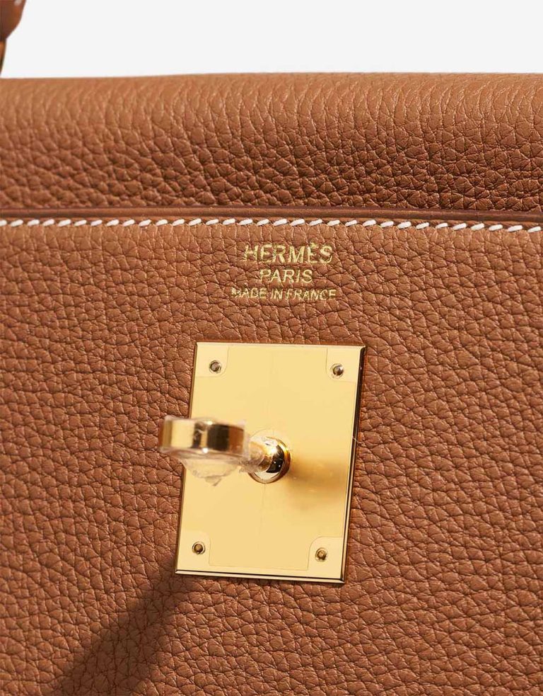 Hermès Kelly 32 Togo Gold Logo | Sell your designer bag