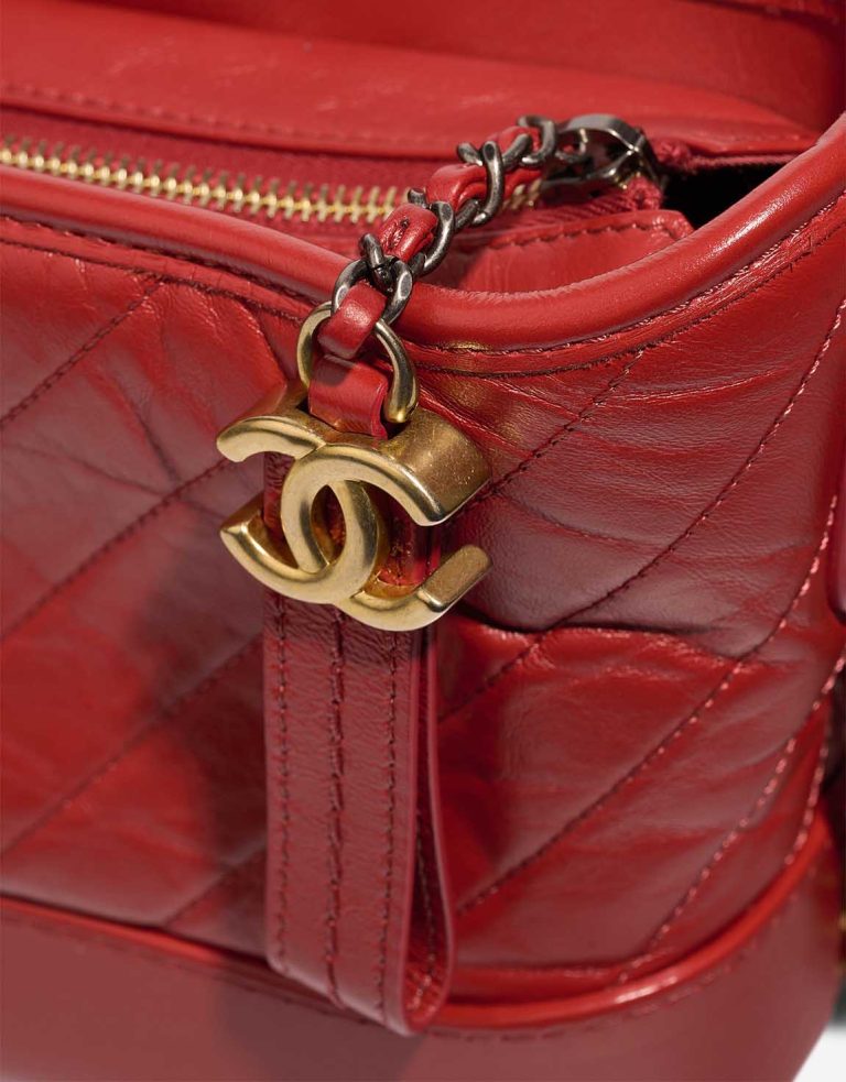 Chanel Gabrielle Small Lamb Red Closing System | Sell your designer bag