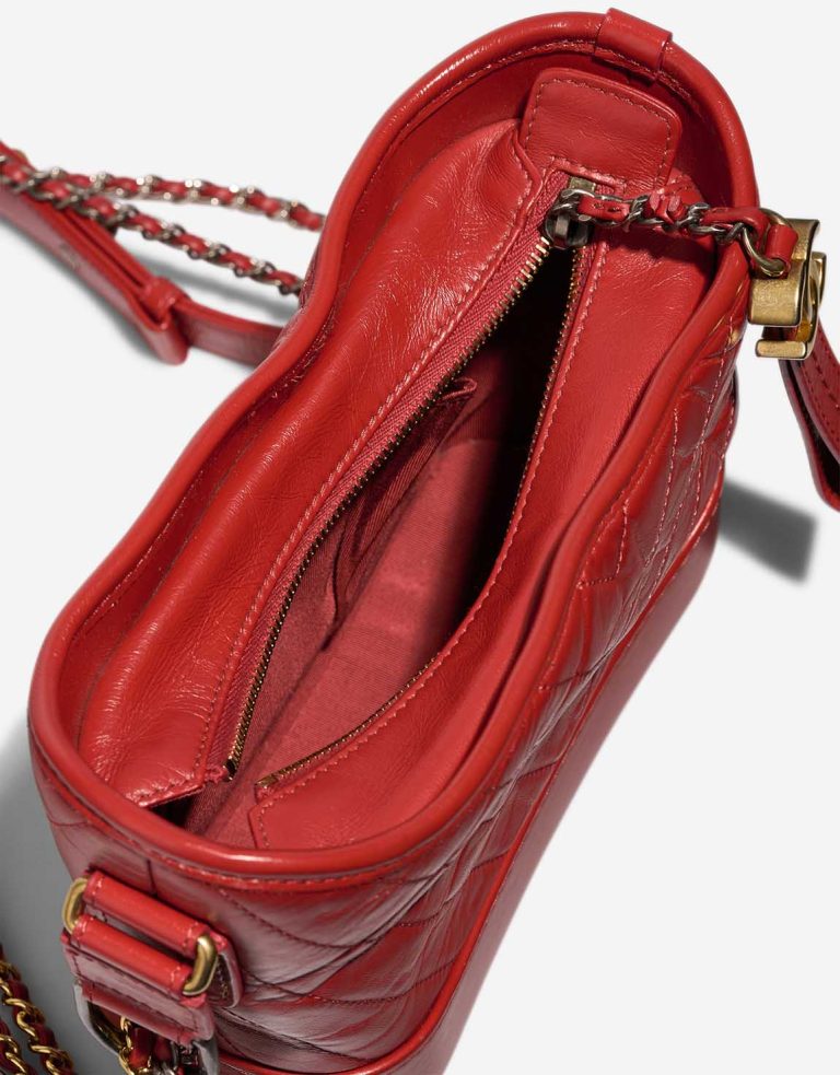 Chanel Gabrielle Small Lamb Red Inside | Sell your designer bag