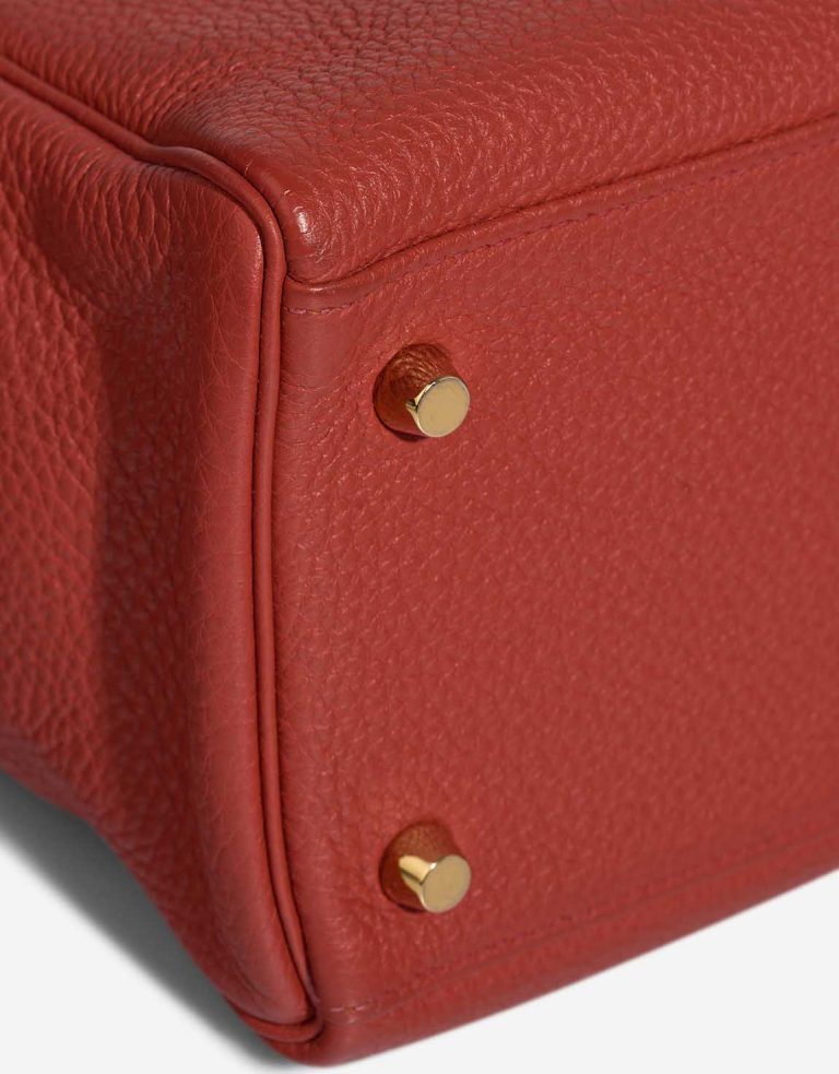 Hermès Kelly 32 Togo Rouge de Coeur Signs of wear | Sell your designer bag