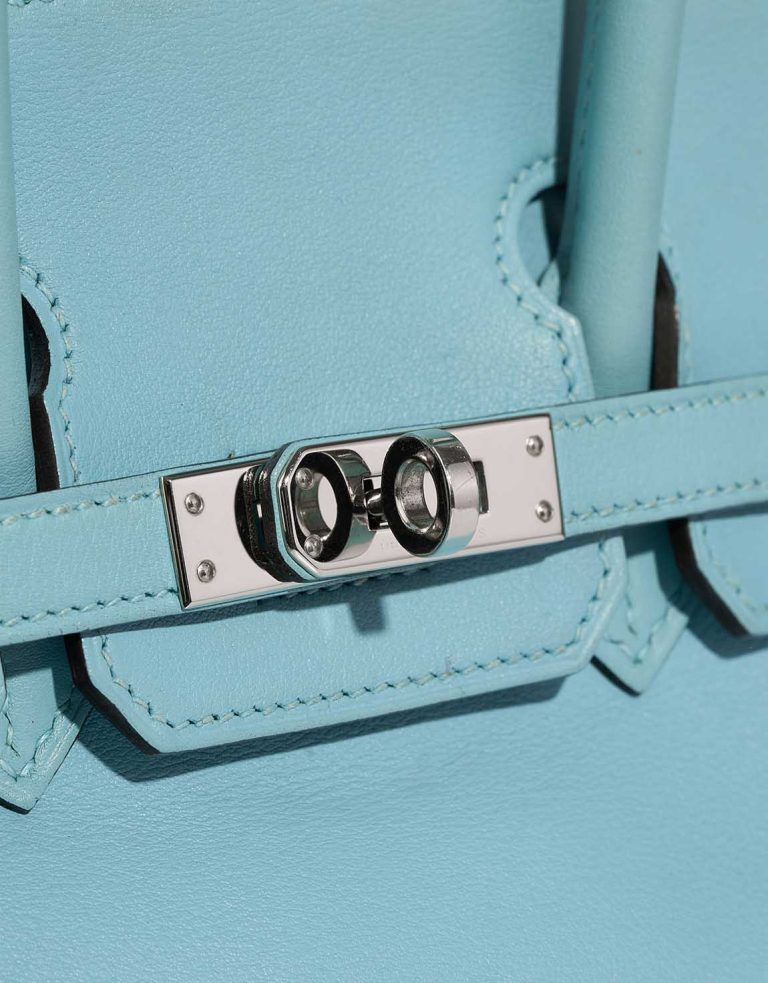 Hermès Birkin 25 Swift Bleu Atoll Closing System | Sell your designer bag