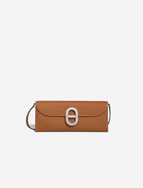 Hermès Maillon To-Go Long Wallet Epsom Gold Front | Sell your designer bag