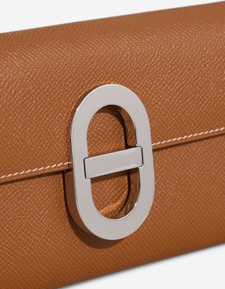 Hermès Maillon To-Go Long Wallet Epsom Gold Closing System | Sell your designer bag