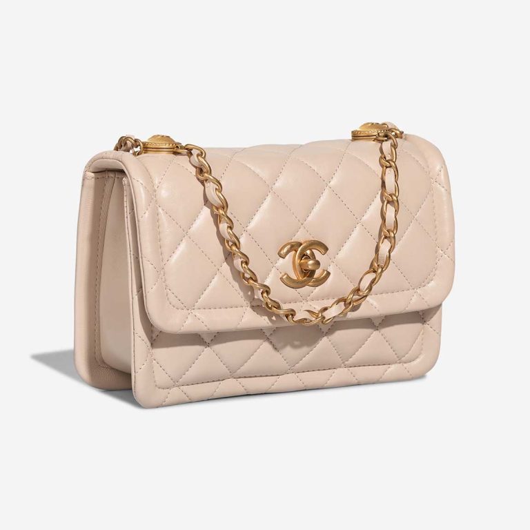 Chanel Timeless Flap Bag Small Lamb Off White | Sell your designer bag