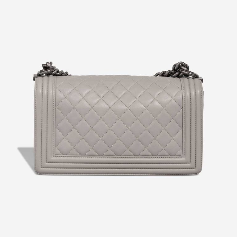 Chanel Boy New Medium Lamb Grey | Sell your designer bag