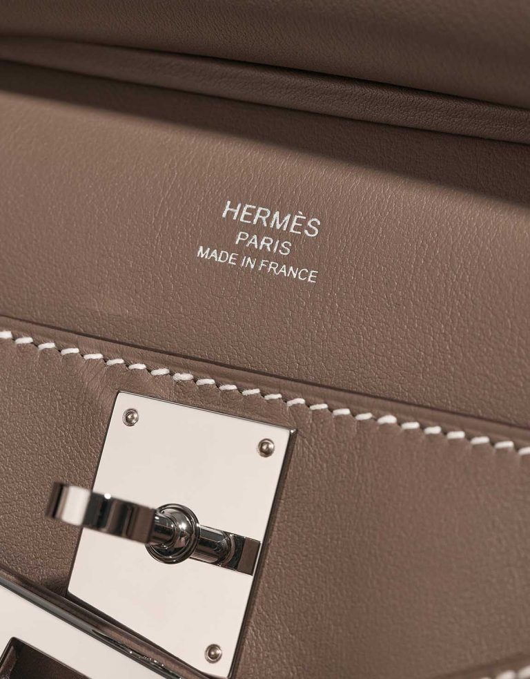 Hermès Jypsière Mini Swift Étoupe Logo | Sell your designer bag