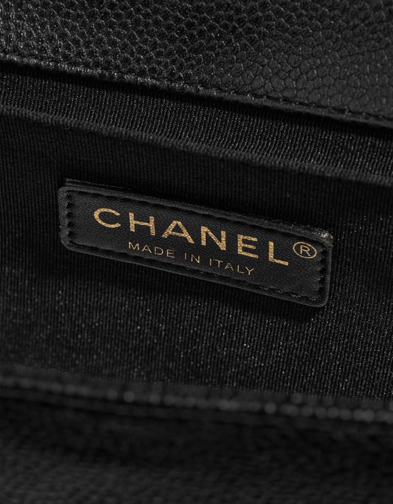 Chanel Boy Old Medium Caviar Black Logo | Sell your designer bag