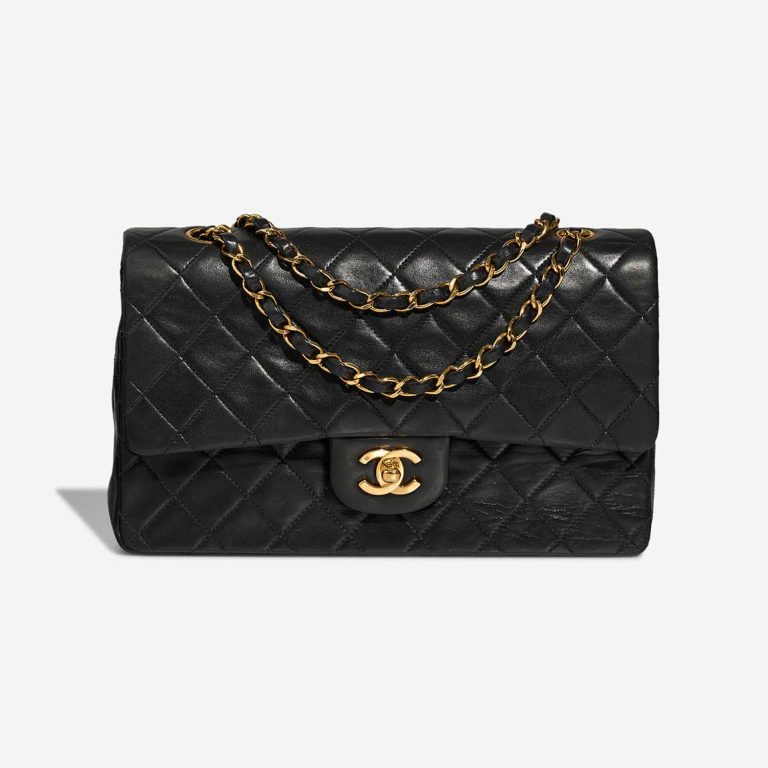 Chanel Timeless Medium Lamb Black Front | Vendez votre sac de créateur