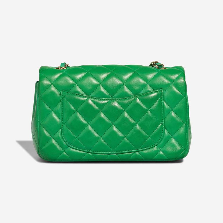 Chanel Timeless Mini Rectangular Lamb Green | Sell your designer bag