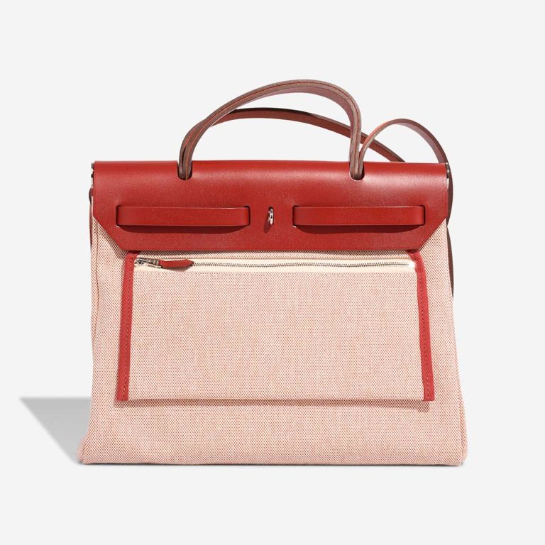 Hermès Herbag Pegasus 31 Toile H / Vache Hunter Rouge Piment / Écru / Sanguine | Sell your designer bag