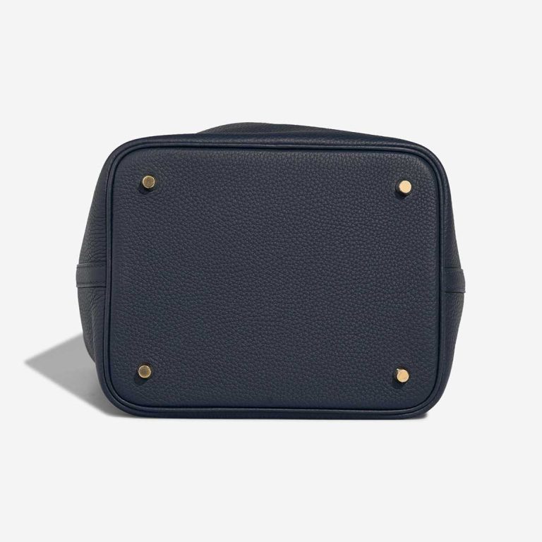 Hermès Picotin Touch 22 Taurillon Clémence / Alligator Mississippi Bleu Nuit / Bleu Marine | Sell your designer bag