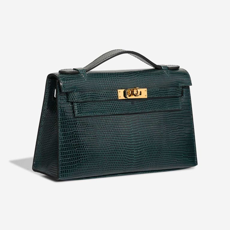 Hermès Kelly Pochette Niloticus Lizard Vert Cyprès | Verkaufen Sie Ihre Designertasche