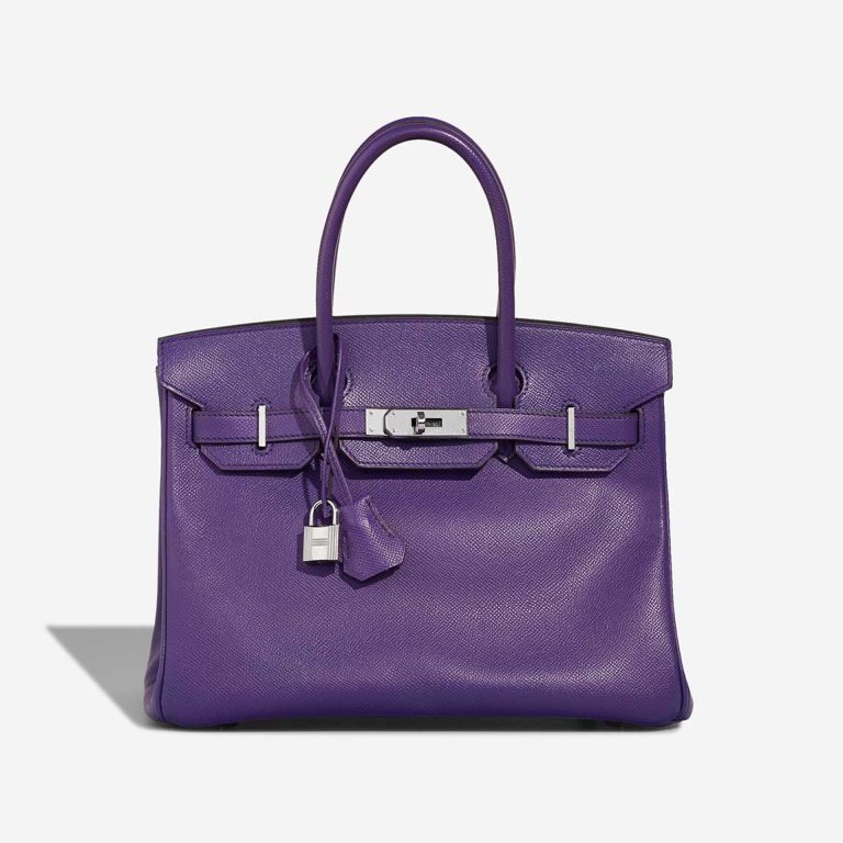 Hermès Birkin 30 Epsom Ultraviolet Front | Sell your designer bag