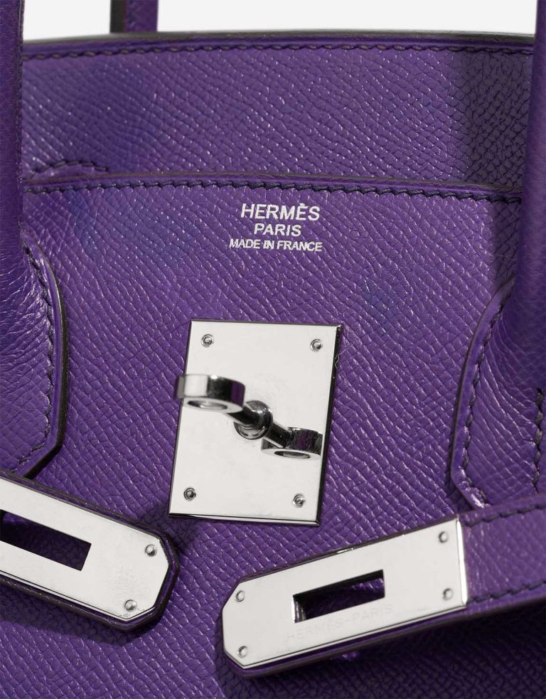 Hermès Birkin 30 Epsom Ultraviolet Logo | Sell your designer bag