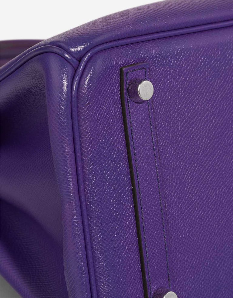 Hermès Birkin 30 Epsom Ultraviolet Signs of wear | Sell your designer bag