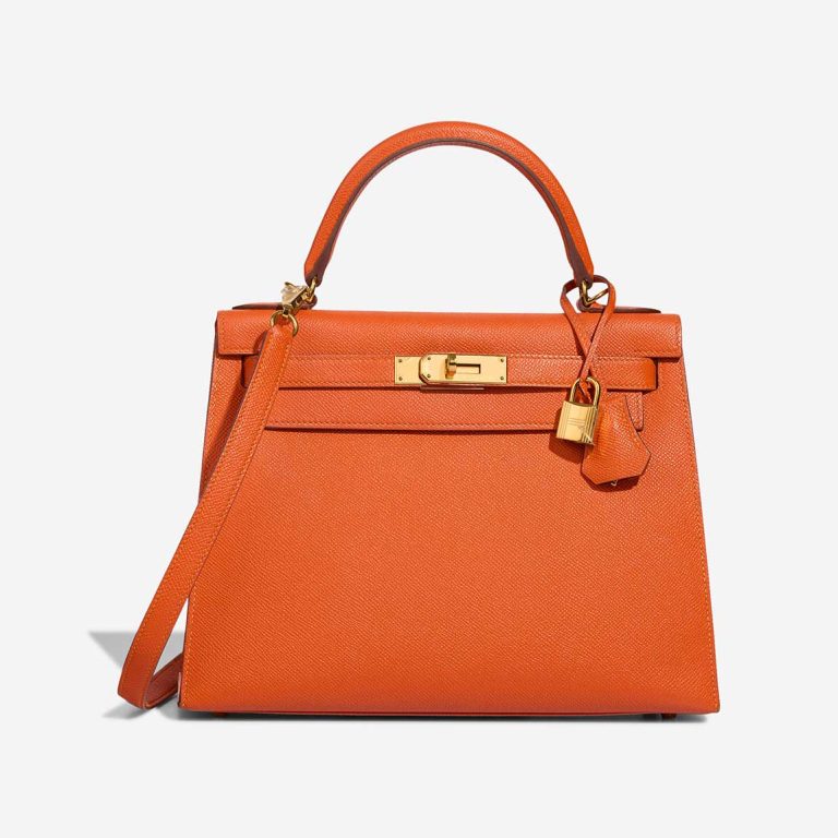 Hermès Kelly 28 Epsom Feu Front | Sell your designer bag