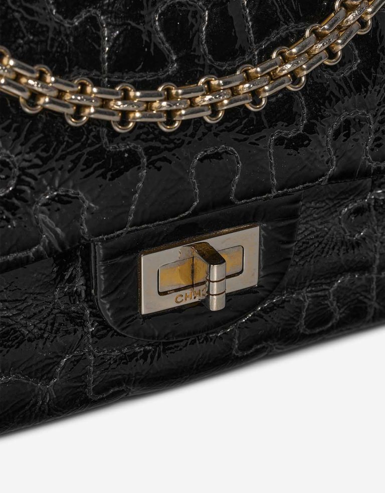 Chanel 2.55 226 Patent Black Closing System | Sell your designer bag