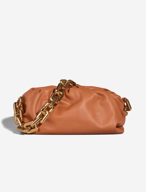 Bottega Veneta Chain Pouch Large Calf Teak Front | Sell your designer bag