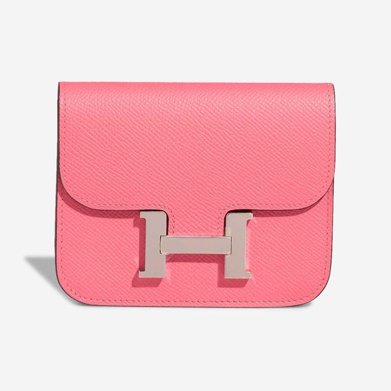 Hermès Constance Slim Wallet Epsom Rose Azalée Front | Sell your designer bag