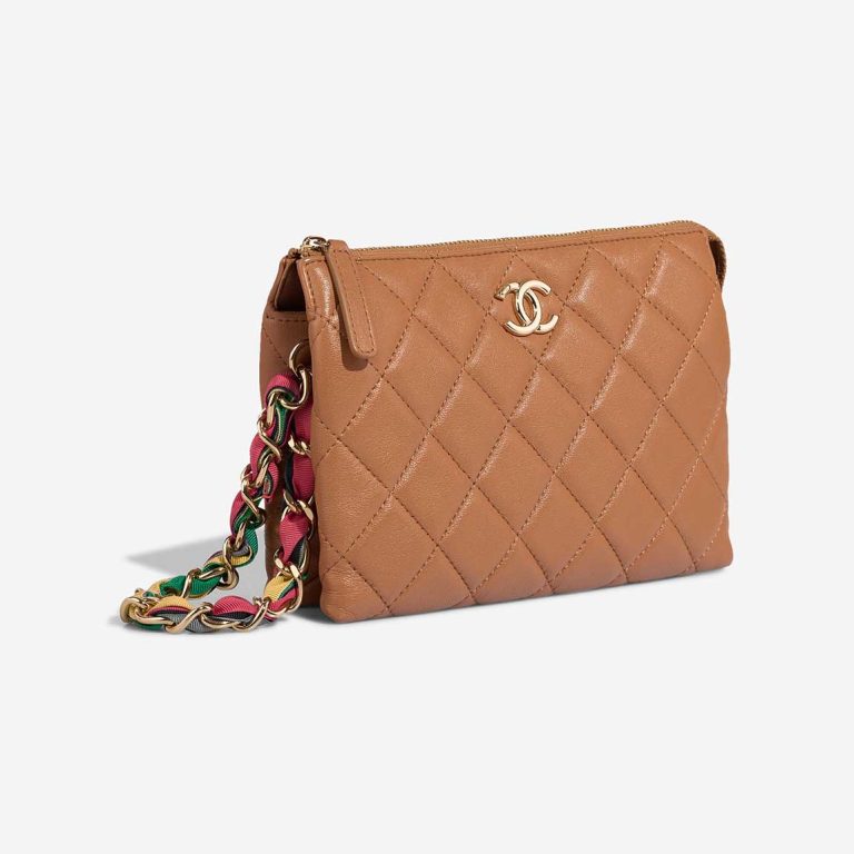 Chanel Pouch Klein Lammleder Cognac | Verkaufen Sie Ihre Designer-Tasche