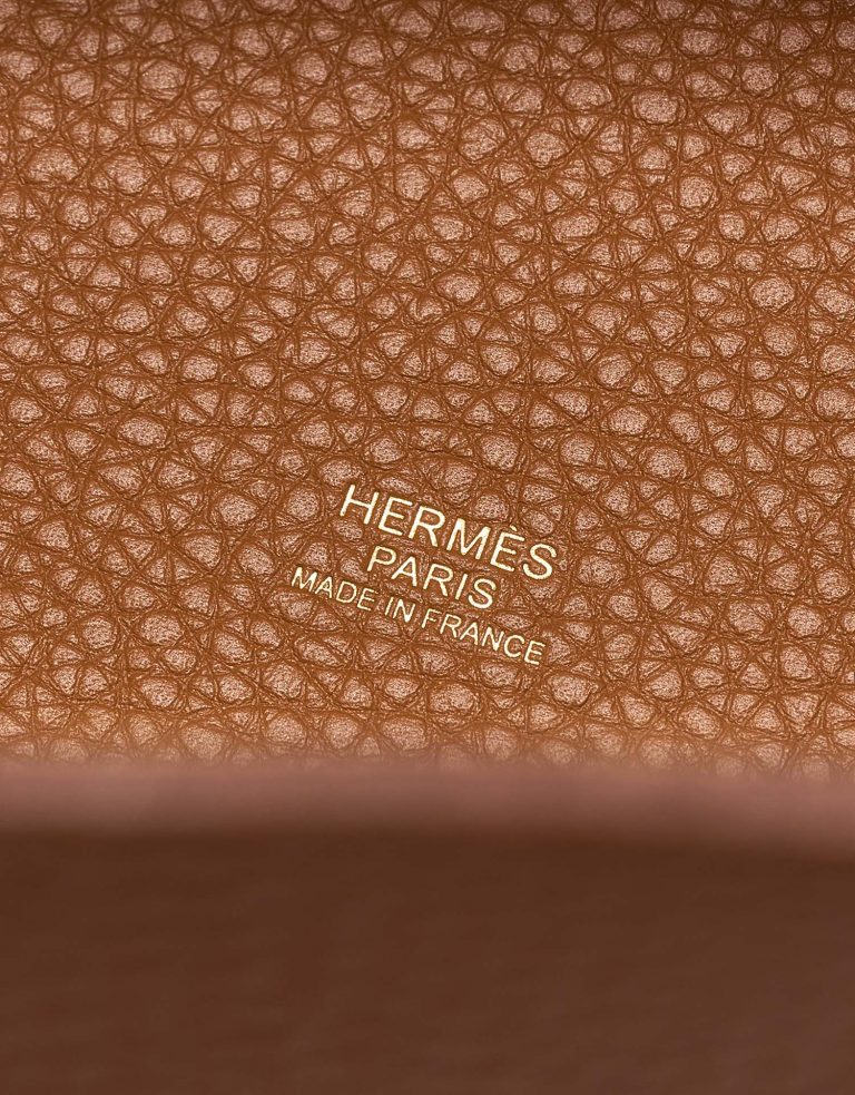 Hermès Picotin 22 Taurillon Clémence Gold Logo | Sell your designer bag