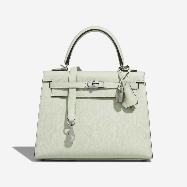 Hermès Kelly 25 Epsom Vert Fizz Front | Sell your designer bag