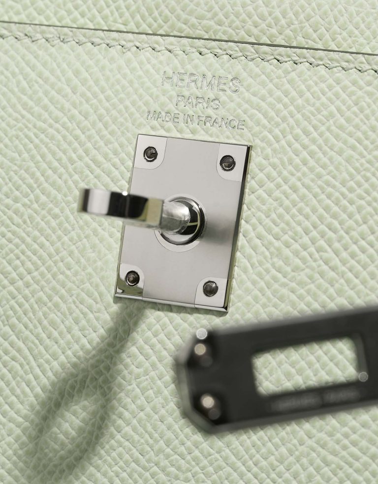 Hermès Kelly 25 Epsom Vert Fizz Logo | Sell your designer bag