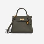 Hermès Kelly 25 Togo Vert de Gris Front | Sell your designer bag