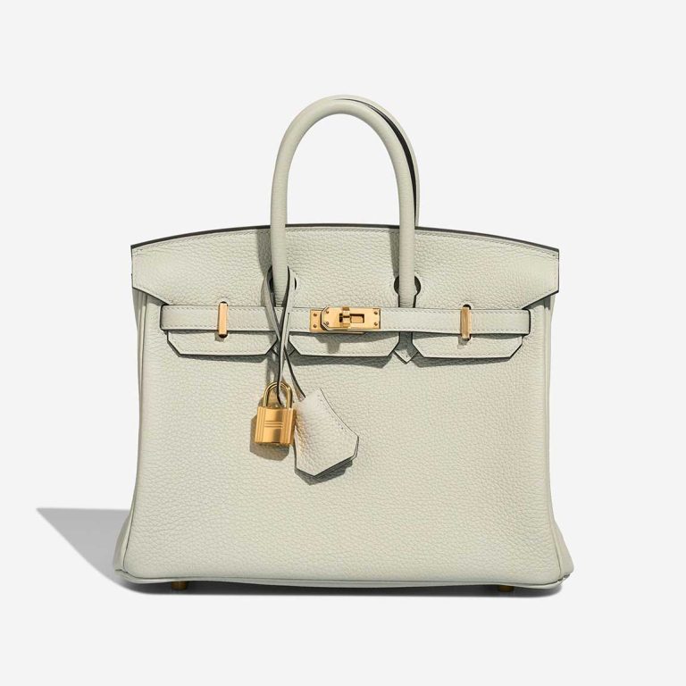 Hermès Birkin 25 Togo Gris Neve Front | Sell your designer bag