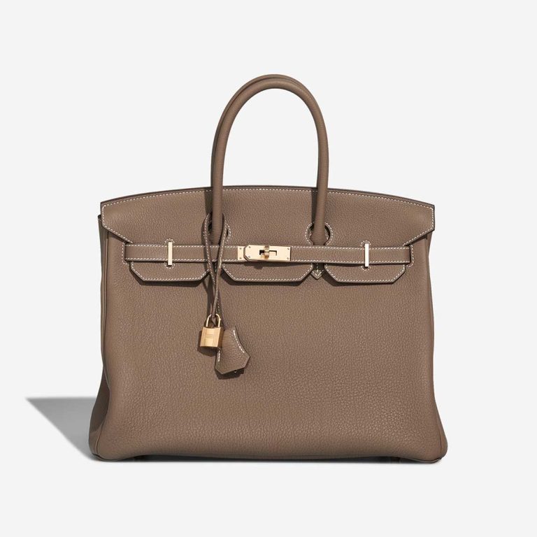 Hermès Birkin 35 Togo Étoupe Front | Verkaufen Sie Ihre Designertasche