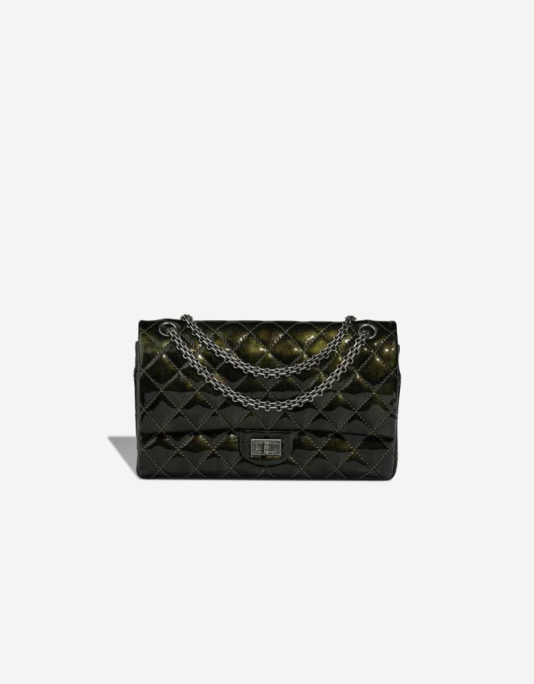 Chanel 2.55 Reissue 226 Patent Green Front | Sell your designer bag