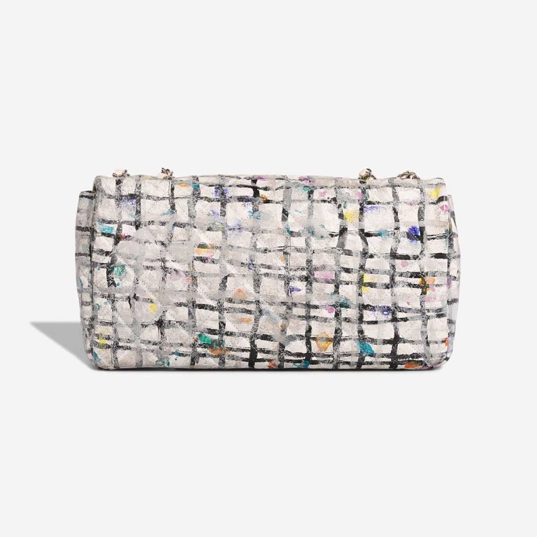 Chanel Timeless Agneau Jumbo Blanc / Multicolore | Vendez votre sac de créateur