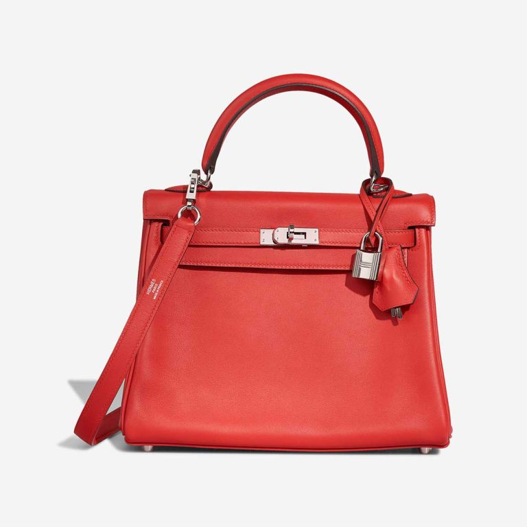 Hermès Kelly 25 Swift Rouge Tomate Front | Sell your designer bag