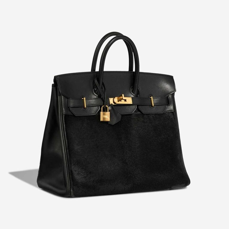 Hermès Haut à Courroies 32 Evercalf / Pony Hair Black | Sell your designer bag