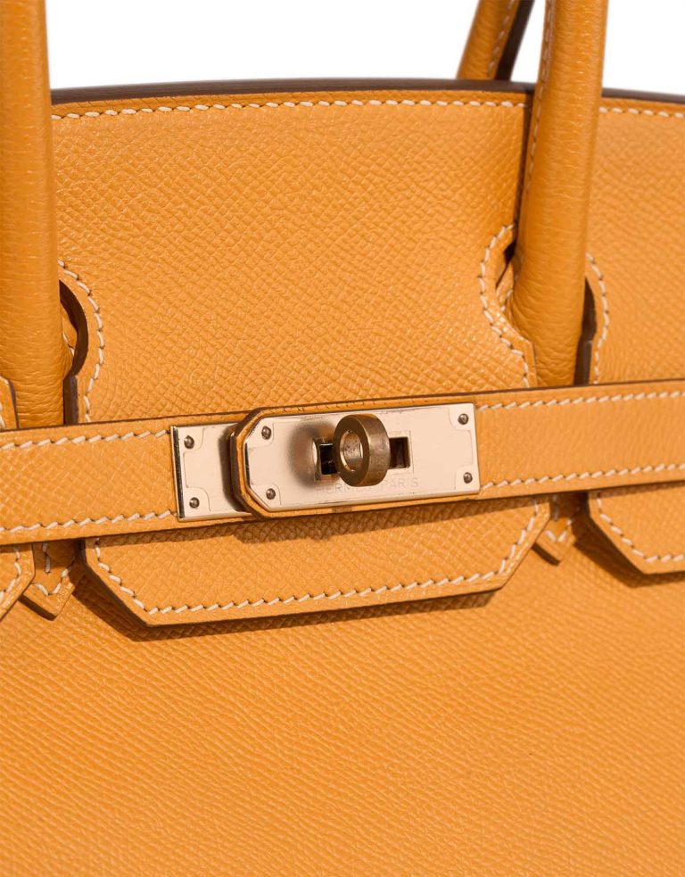 Hermès Birkin 30 Epsom Moutarde / Orange Closing System | Sell your designer bag